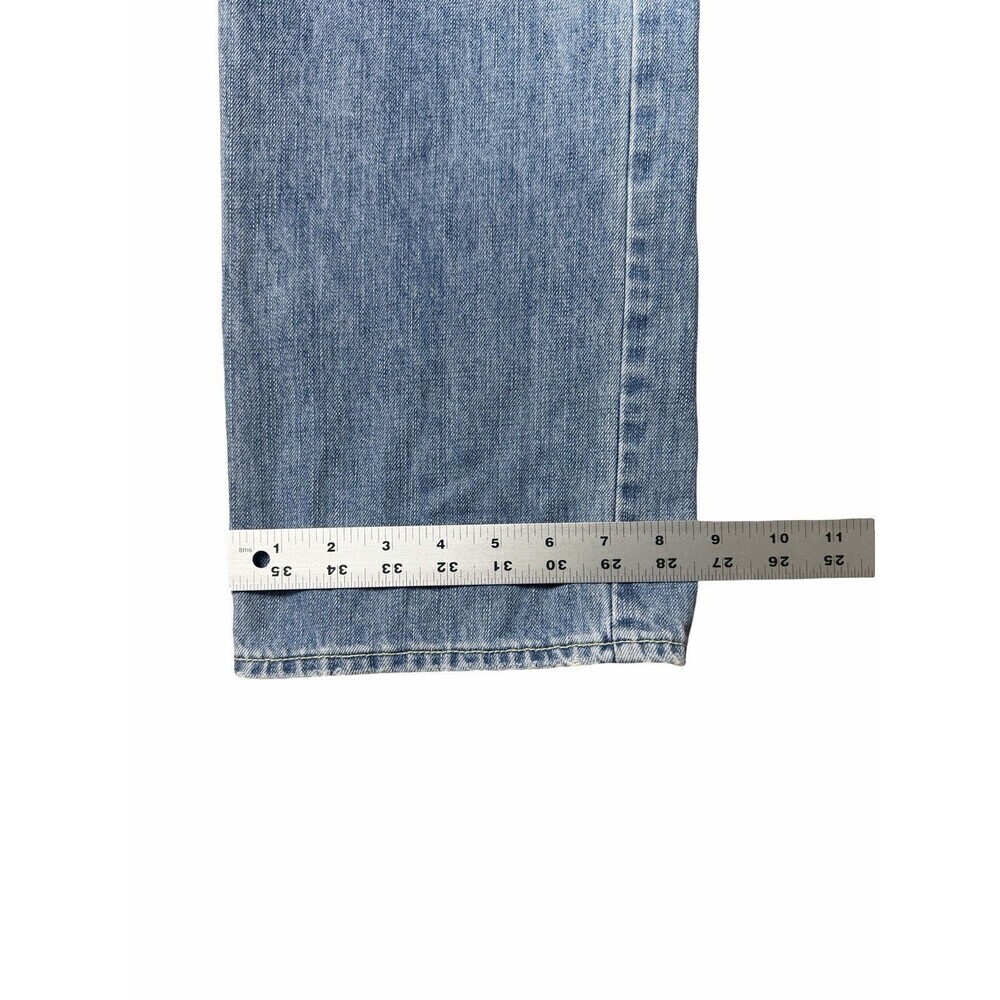 American Eagle Jeans Men's 33x34 (35x34) Original Straight Light Wash Y2K 2011 - Picture 10 of 13